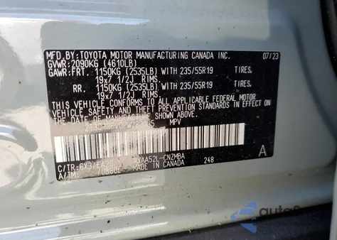 2023 Toyota Rav4 Xle Premium from USA, damaged, VIN 2T3C1RFV0PW283135